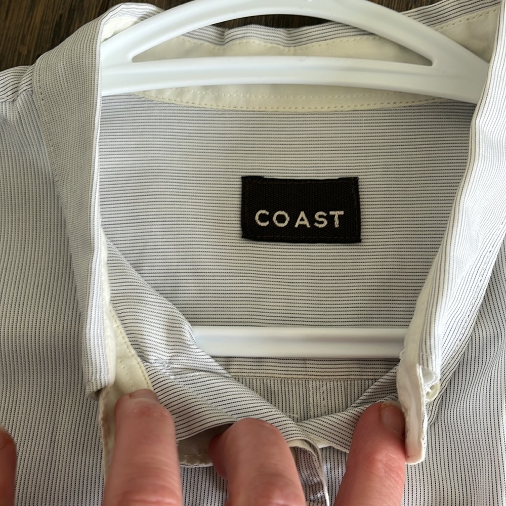 COAST button down stripes shirt size 6/8 - Picture 2 of 9